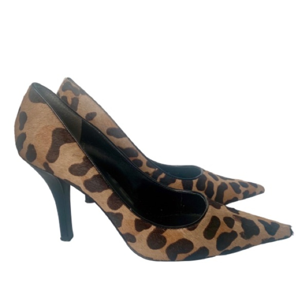 NINE WEST Tatiana Pointy Toe Leopard Pumps